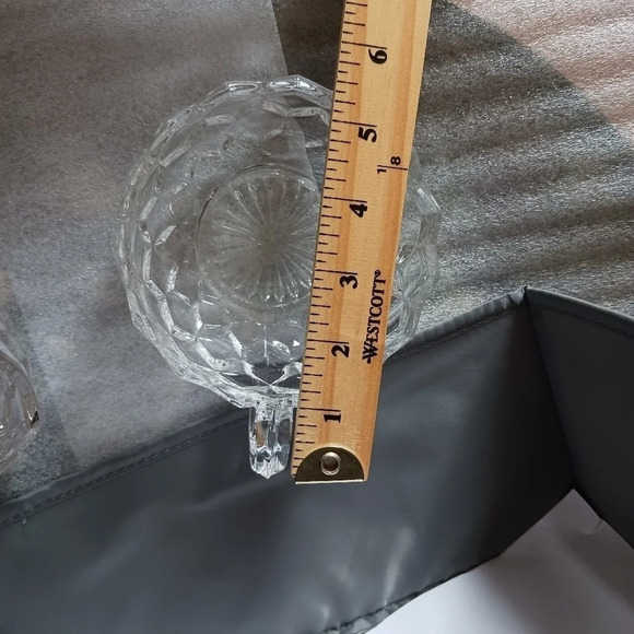 Fostoria American vtg candy dish,nut and trinket bowl set of 2 - Picture 9 of 12